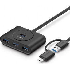 Ugreen HUB USB 3.0 + USB-C 3.1 UGREEN 4-port, OTG