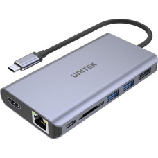 Unitek uHUB S7 USB 3.2 Gen 1 (3.1 Gen 1) Type-C Grey