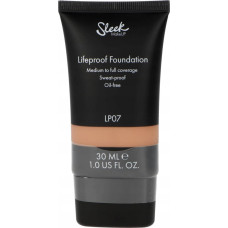 Sleek Makeup Sleek MakeUP, Lifeproof, Oil Free, High Cover, Cream Foundation, Lp07, 30 ml For Women