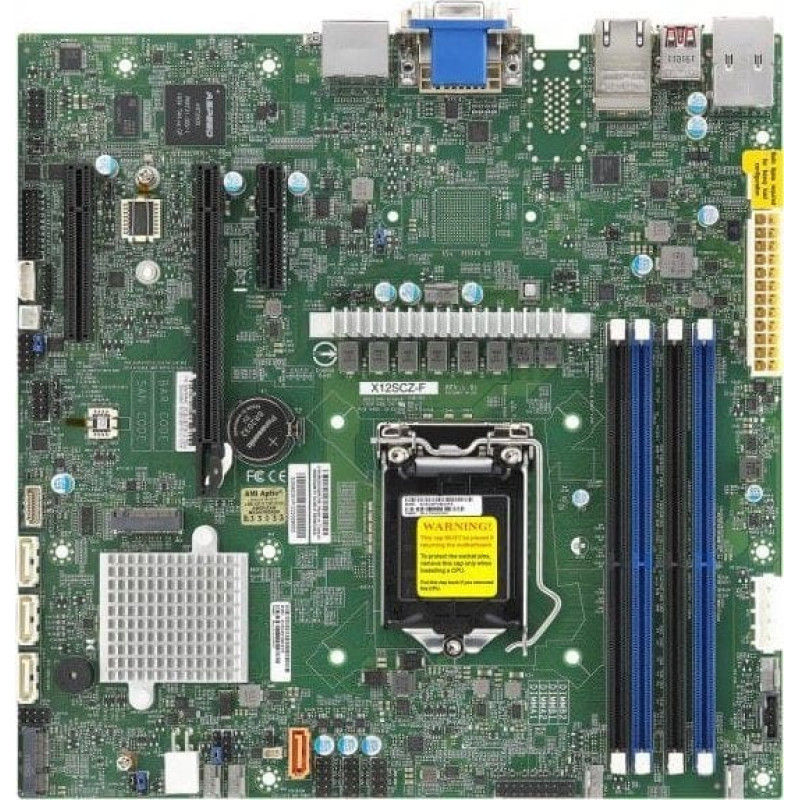 Supermicro Płyta główna SuperMicro Supermicro MBD-X12SCZ-QF Intel Q470 LGA 1200 (Socket H5) micro ATX