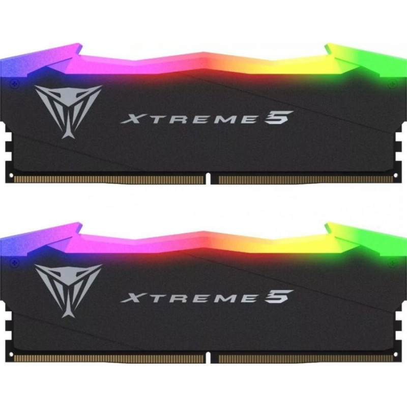 Patriot DIMM 48 GB DDR5-8000 (2x 24 GB) Dual-Kit (schwarz, PVXR548G80C38K, Viper Xtreme 5 RGB, INTEL XMP)