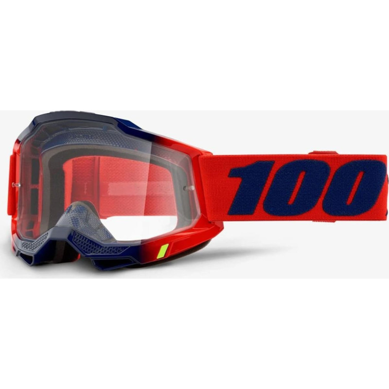 100 Bon 100% Gogle 100% ACCURI 2 KEARNY (Szyba Przezroczysta Anti-Fog, LT 88%-92%) (NEW)