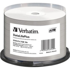 Verbatim DVD-R 4.7 GB 16x 50 sztuk (43744)