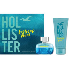 Hollister Festival Vibes For Him EDT spray 50ml + Hair & Body Wash 100ml