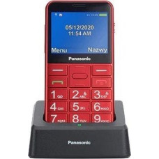 Panasonic Telefon komórkowy Panasonic KX-TU155 Dual SIM Czerwony