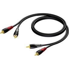 Procab Kabel Procab RCA (Cinch) x2 - RCA (Cinch) x2 0.5m czarny (CLA800/0.5)