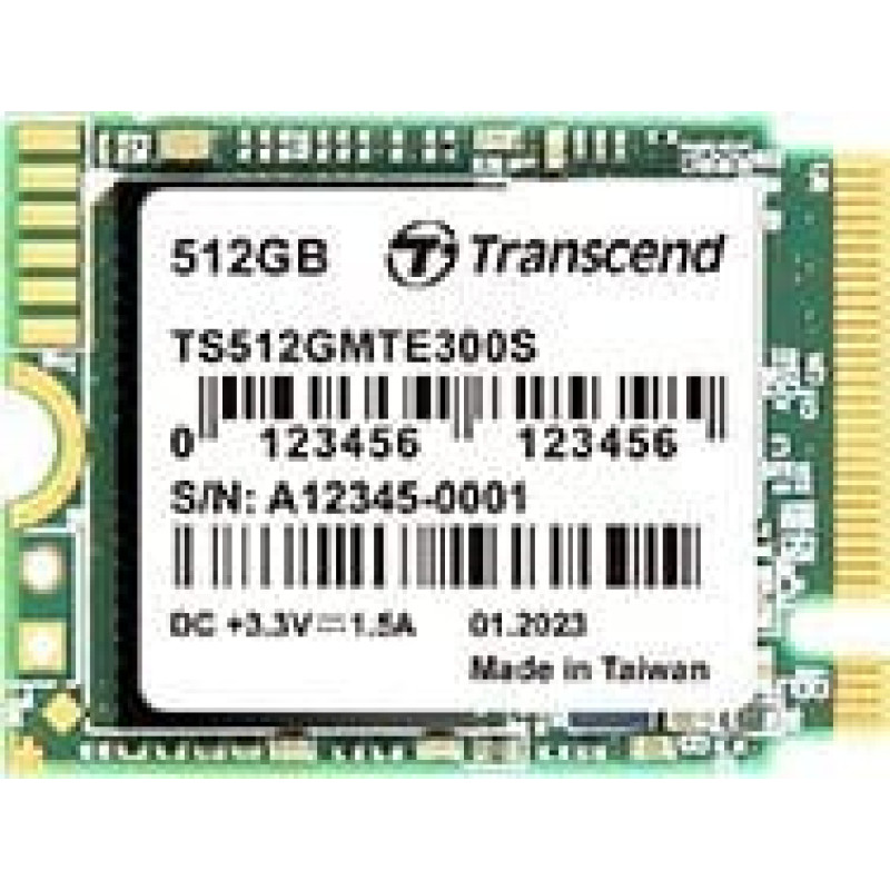 Transcend Dysk SSD Transcend Transcend MTE300S M.2 512 GB PCI Express 3.0 3D NAND NVMe