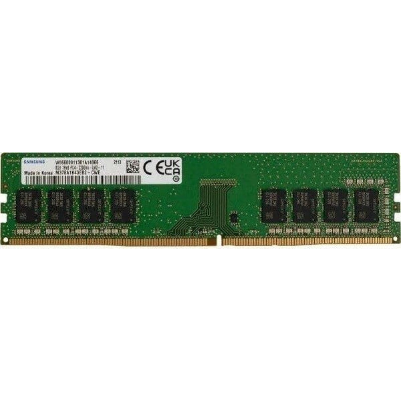 Samsung Pamięć Samsung Samsung UDIMM non-ECC 8GB DDR4 1Rx8 3200MHz PC4-25600 M378A1K43EB2-CWE