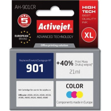 Activejet AH-901CR HP Printer Ink, Compatible with HP 901 CC656AE;  Premium;  21 ml;  colour. Prints 40% more.