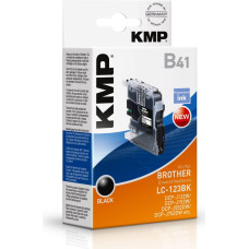 KMP Tusz KMP B41 tusz czarny dla Brother LC-123 BK (1525,0001)