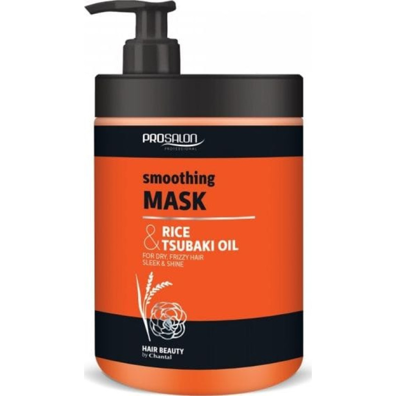 Chantal Chantal Prosalon Smoothing Mask wygładzająca maska do włosów Ryż & Olej Tsubaki 1000g