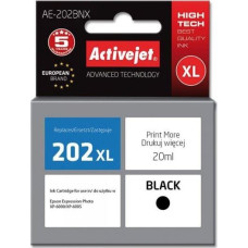 Activejet AE-202BNX ink for Epson printer, Epson 202XL G14010 replacement; Supreme; 20 ml; black