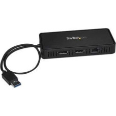 Startech Stacja/replikator StarTech StarTech USB TO DUAL DP DOCKING STATION/DOCKING STATION 4K GBE USB 3.0