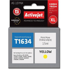 Activejet AE-16YNX ink for Epson printer, Epson 16XL T1634 replacement; Supreme; 15 ml; yellow