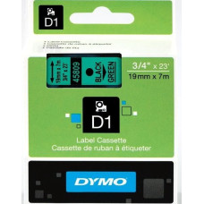 Dymo taśma D1 zielona 45809 (S0720890) nadruk czarny