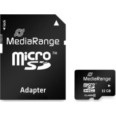 Mediarange 32 GB microSDHC (schwarz, Class 10)