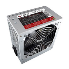 Modecom Logic 400 power supply unit 400 W 20+4 pin ATX ATX Stainless steel