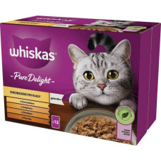 Whiskas Pure Delight poultry, duck, turkey, chicken - wet cat food - 12x85 g