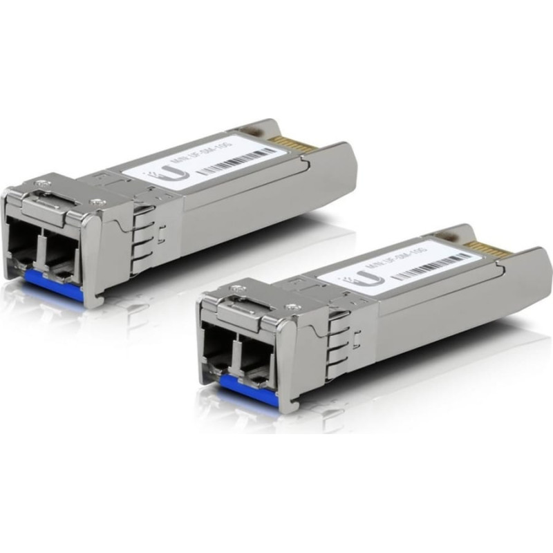 Ubiquiti Moduł SFP Ubiquiti Moduł UBIQUITI UACC-OM-SM-10G-D-2 Single-Mode Fiber 10Gb/s SFP+ 2xLC (2szt.)