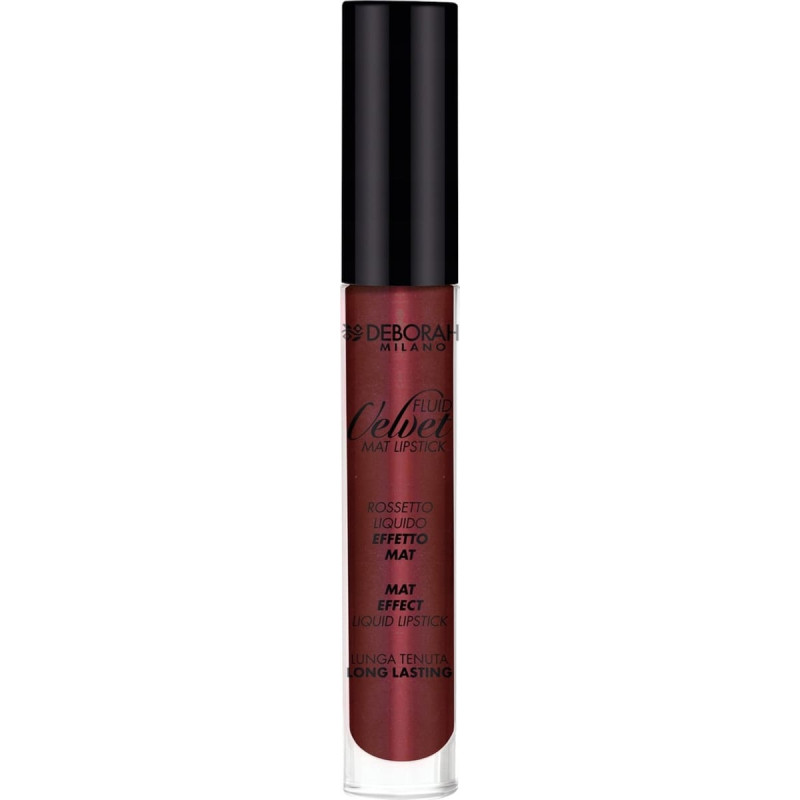 Deborah Deborah, Fluid Velvet, Matte, Liquid Lipstick, 52, Plum, 4.5 g For Women