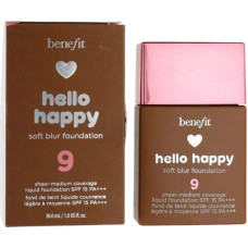 Benefit Benefit, Hello Happy Soft Blur, Matte Finish, Liquid Foundation, 09, Deep Neutral, SPF 15, 30 ml For Women