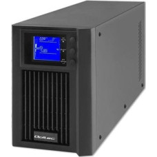 Qoltec UPS Qoltec Zasilacz awaryjny UPS | On-line | Pure Sine Wave | 2kVA | 1.6kW |LCD | USB