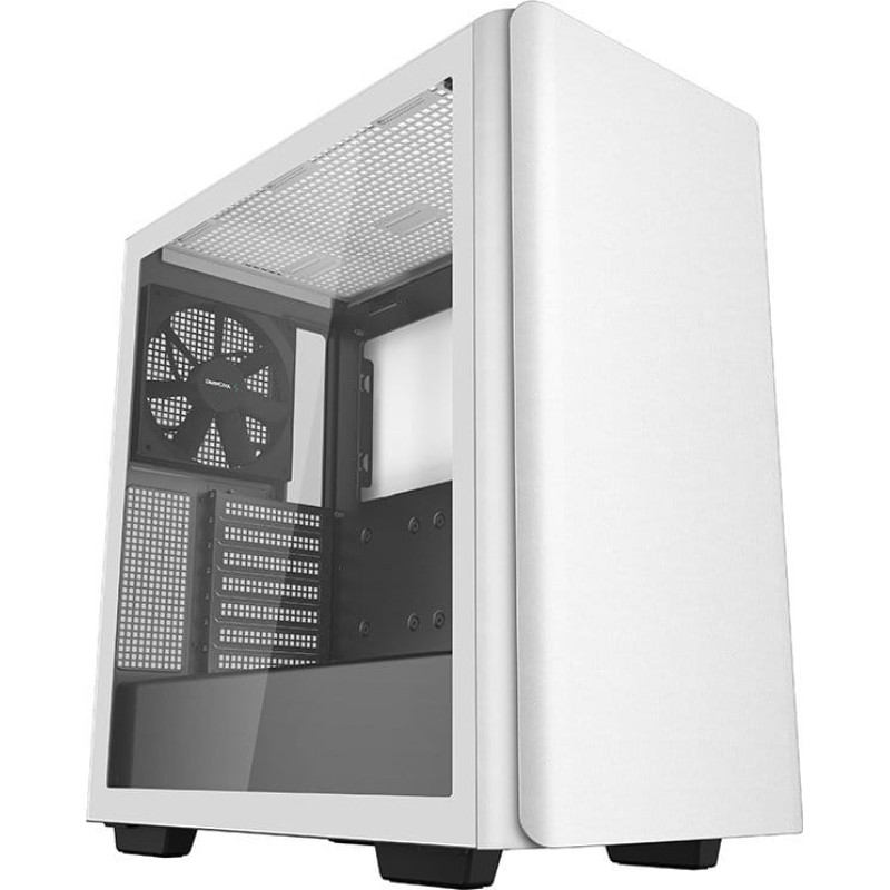 Deepcool Obudowa Deepcool Deepcool MID TOWER CASE CK500 Side window, White, Mid-Tower, Power supply included No