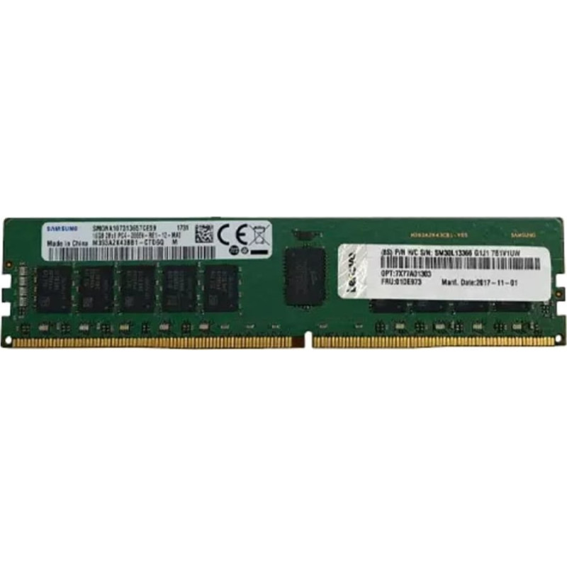 Lenovo Pamięć serwerowa Lenovo Pamięć serwerowa ThinkSystem 32GB TruDDR4 3200MHz (2Rx8, 1.2V) ECC UDIMM (4X77A77496)