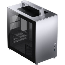 Jonsbo Obudowa Jonsbo Jonsbo T8 PLUS Mini-ITX Gehäuse, Tempered Glass - silber