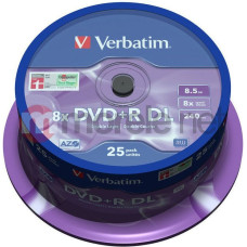 Verbatim DVD+R DL 8.5 GB 8x 25 sztuk (V43757)