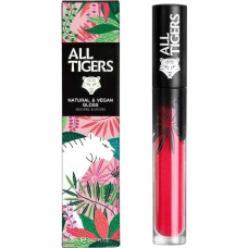 All Tigers All Tigers, Natural & Vegan, Natural, Shining, Lip Gloss, 801, Live With Passion, 8 ml For Women