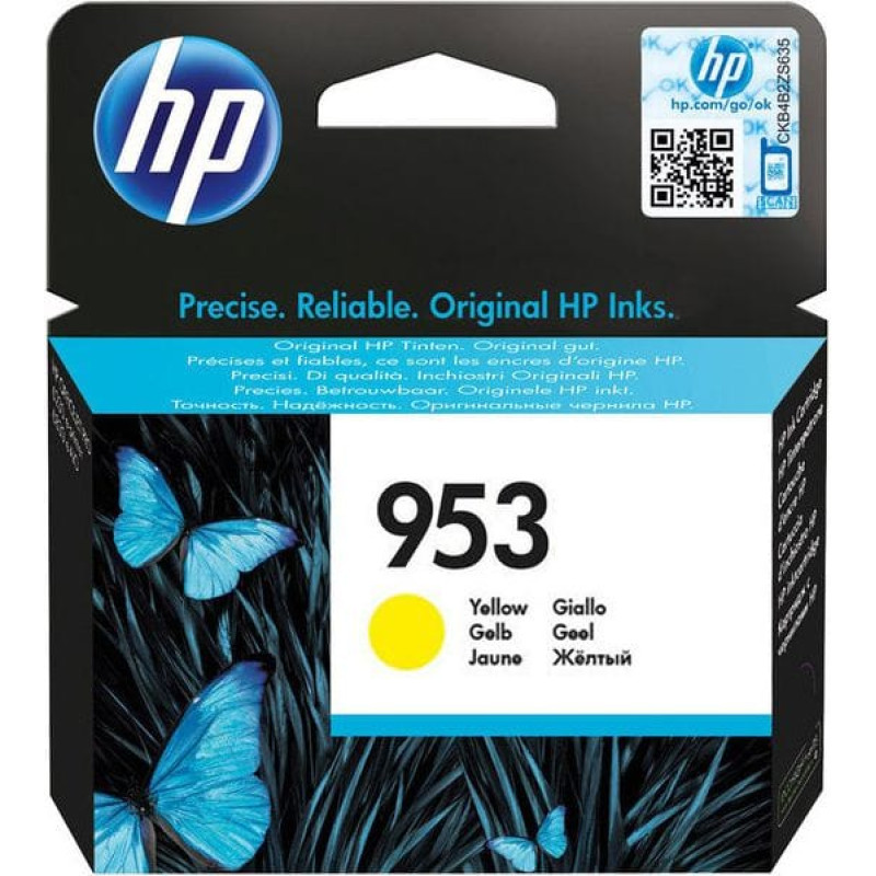 HP Tusz HP 953 Original Yellow - F6U14AE#BGY