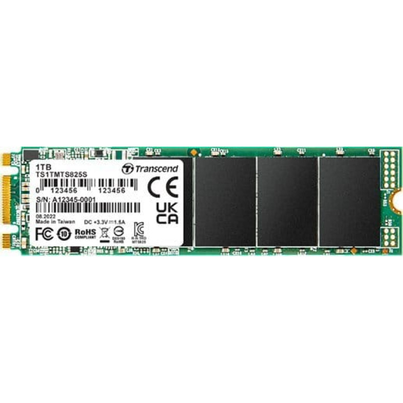 Transcend Dysk SSD Transcend SSD 1TB Transcend M.2 MTS825S (M.2 2280) 3D NAND, SATA3