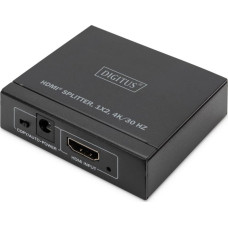 Digitus Rozdzielacz/Splitter HDMI DIGITUS 2-portowy 4K/30Hz EDID HDCP1.4