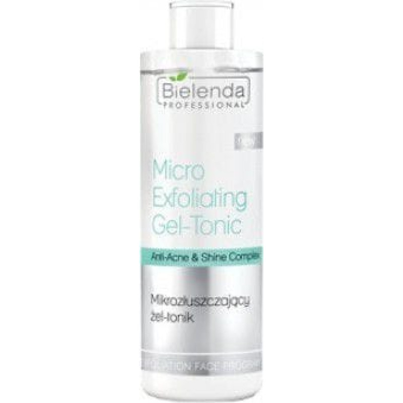 Bielenda Professional Micro Exfoliating Gel-Tonic mikrozłuszczający żel-tonik do twarzy 200g