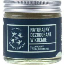 Mydlarnia Cztery Szpaki Dezodorant w kremie bezzapachowy 60 ml - Cztery Szpaki