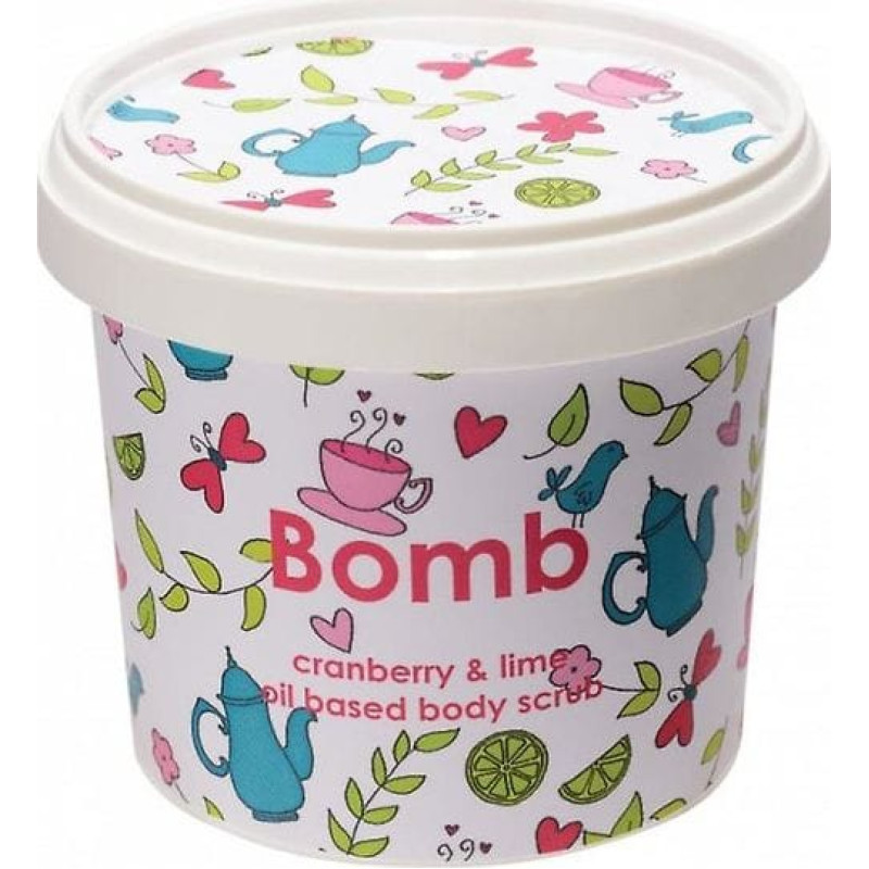 Bomb Cosmetics BOMB COSMETICS_Cranberry Lime Shower Scrub peeling cukrowy pod prysznic Żurawina Limonka 400g