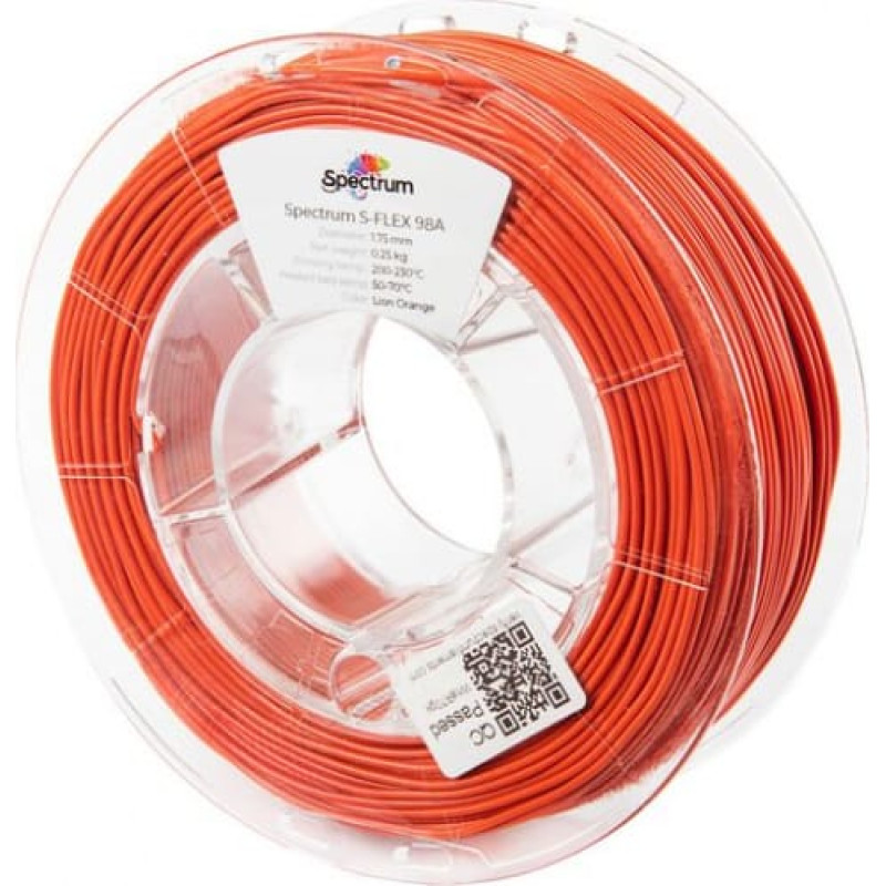 Spectrum Filament S-Flex 98A 1.75mm Lion orange 0.25kg