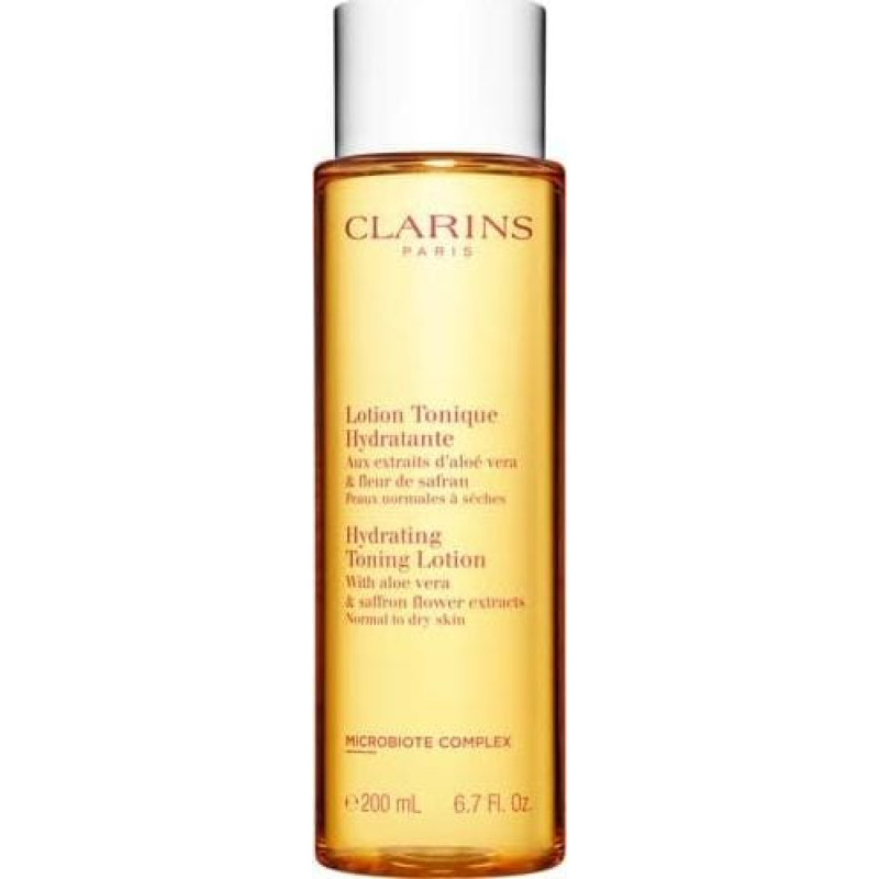 Clarins CLARINS_Hydrating Toning Lotion nawilżający tonik do twarzy Aloe Vera&Saffron Flower 200ml