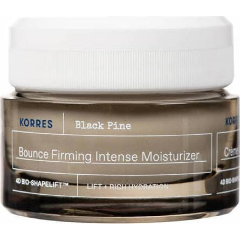 Korres Korres BLACK PINE 4D Bounce Firming Intense Moisturizer UJĘDRNIAJĄCY KREM NA DZIEŃ do cery suchej