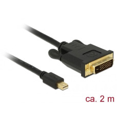 Delock Kabel Delock DisplayPort Mini - DVI-D 2m czarny (83989)