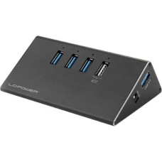 Lc-Power HUB USB LC-Power 1x USB-A do ładowania  + 3x USB-A 3.0 (LC-HUB-2B-4)