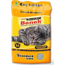 Super Benek Żwirek dla kota Super Benek Standard Naturalny 25 l