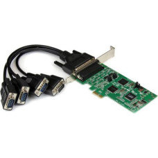 Startech Kontroler StarTech PCIe x1 - 4x Port szeregowy RS-232 (PEX4S232485)