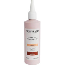 The Hair Boss THE HAIR BOSS_By Lisa Shepherd The Colour Enhancing Gloss rozświetlacz podkreślający ciepły odcień ciemnych włosów Warm Brunette 150ml