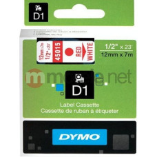 Dymo S0720550 CZERWONY/BIAŁY