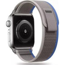 4Kom.pl Pasek do smartwatcha Nylon Band do Apple Watch 4 / 5 / 6 / 7 / 8 / SE (38 / 40 / 41 MM) GREY/BLUE