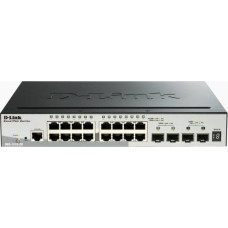 D-Link 20-Port Gigabit Stackable SmartPro Switch including 2 SFP ports and 2 x 10G SFP+ ports