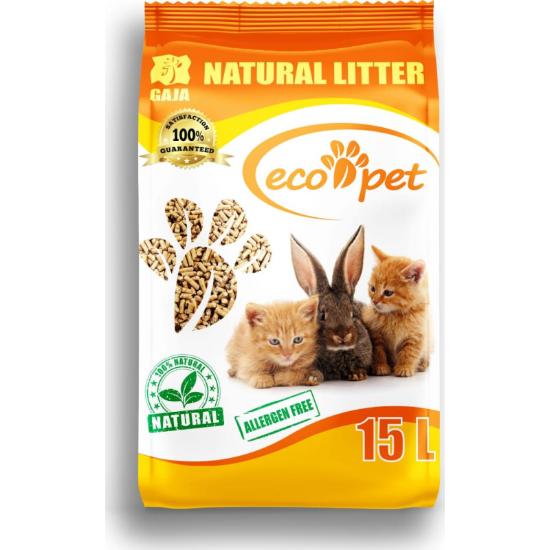 Gaja Żwirek dla kota Gaja Eco-Pet Naturalny 15 l