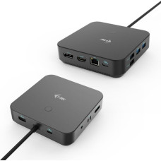 I-Tec Stacja/replikator I-TEC Stacja dokująca USB-C HDMI Dual DP Docking Station Power Delivery 100 W + i-tec Universal Charger 100 W